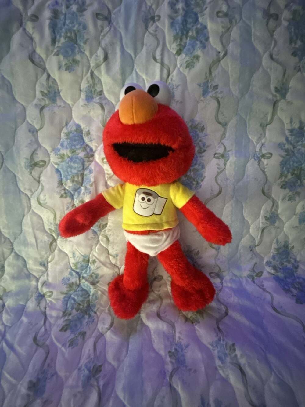 Just Play Sesame Street Potty Time Elmo 12-Inch Interactive Plush Stuffed Animal